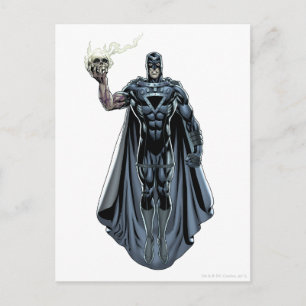 Carte Postale Main noire avec crâne 2