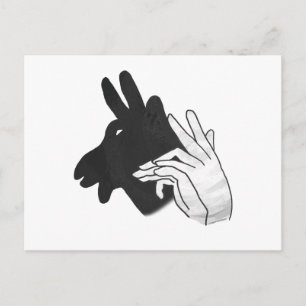 Carte Postale Main Silhouette Billy Chèvre