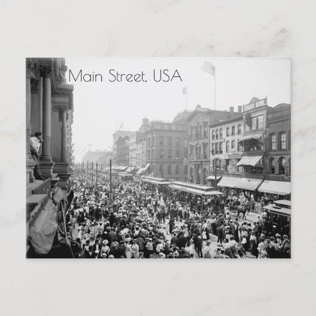 Carte Postale Main St., Buffalo, N.Y. (Devant)