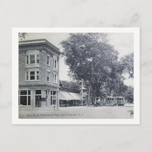 Carte Postale Main St, East Orange, NJ Vintage