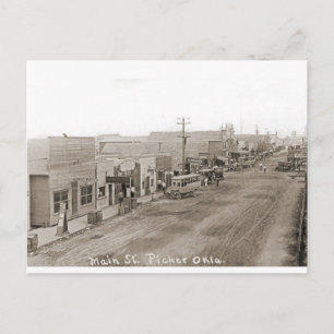 Carte Postale Main St. Picher Oklahoma vers 1920