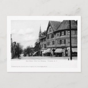 Carte Postale Main St, Tarrytown, New York Vintage