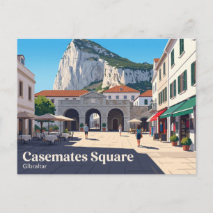 Carte Postale Main Street et Casemates Square Gibraltar