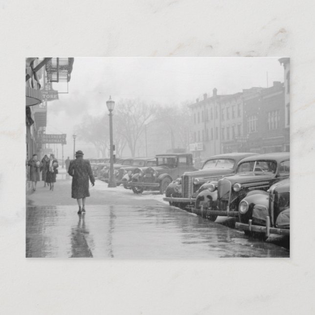 Carte Postale Main Street Iowa City, Iowa (Devant)