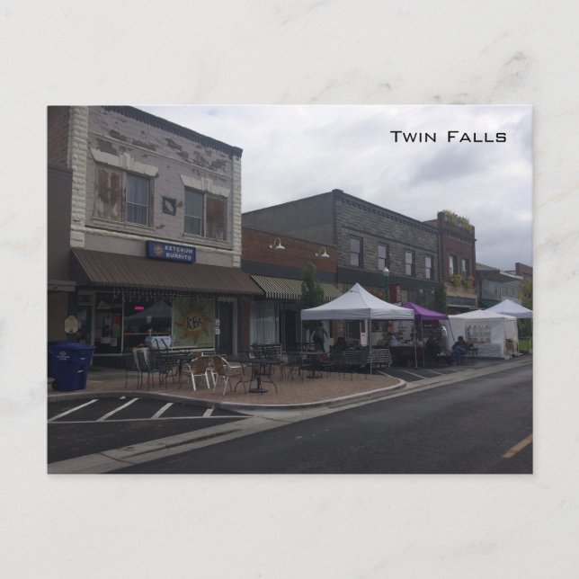Carte Postale Main Street - Twin Falls (Devant)