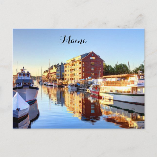 CARTE POSTALE MAINE (Devant)
