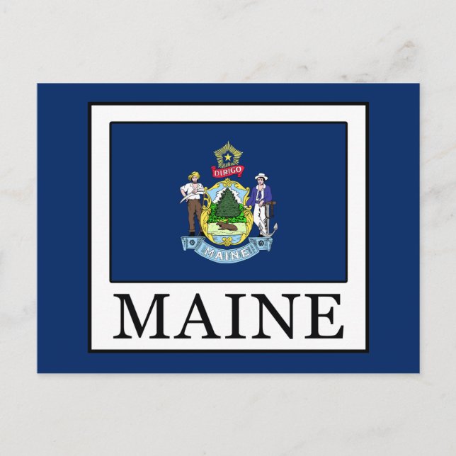 Carte Postale Maine (Devant)