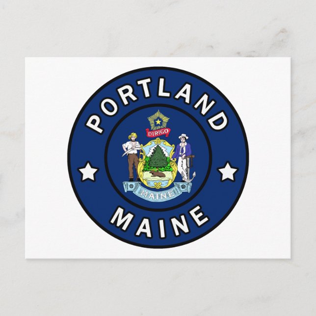 Carte Postale Maine (Devant)