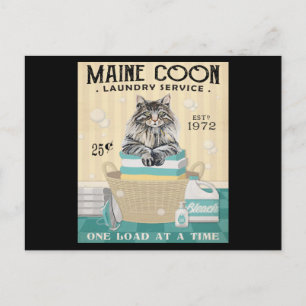 Carte Postale Maine Coon Cat Launch Company 2