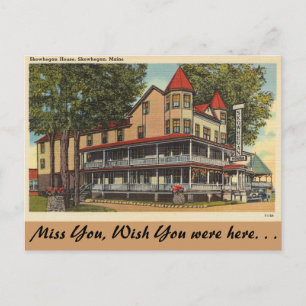 Carte Postale Maine, Maison Skowhegan, Skowhegan