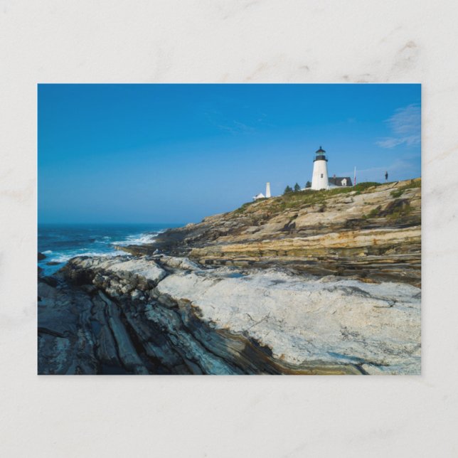 Carte Postale Maine, Pemaquid Point, Pemaquid Point Lighthouse (Devant)