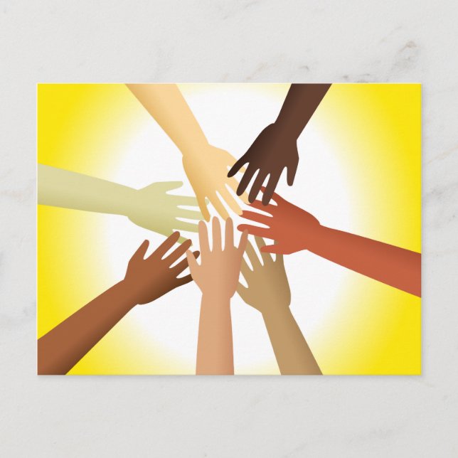 Carte Postale Mains diverses (Devant)