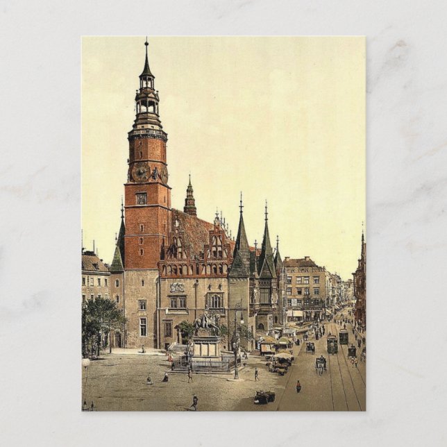 Carte Postale Mairie, Breslau, Silésie, Allemagne (Wrocla) (Devant)