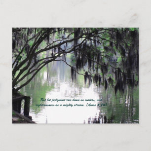 Carte Postale Mais laissons le jugement s'écrouler comme des eau