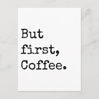 Carte Postale Mais le premier café
