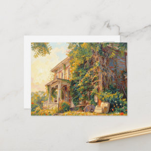 Carte Postale Maison abandonnée Meubles inclus