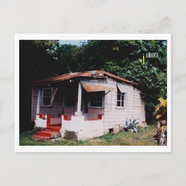 Carte Postale Maison ancienne jamaïcaine (Devant)