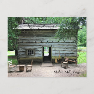 Carte Postale Maison Appalachian à Mabry Mill, Virginie
