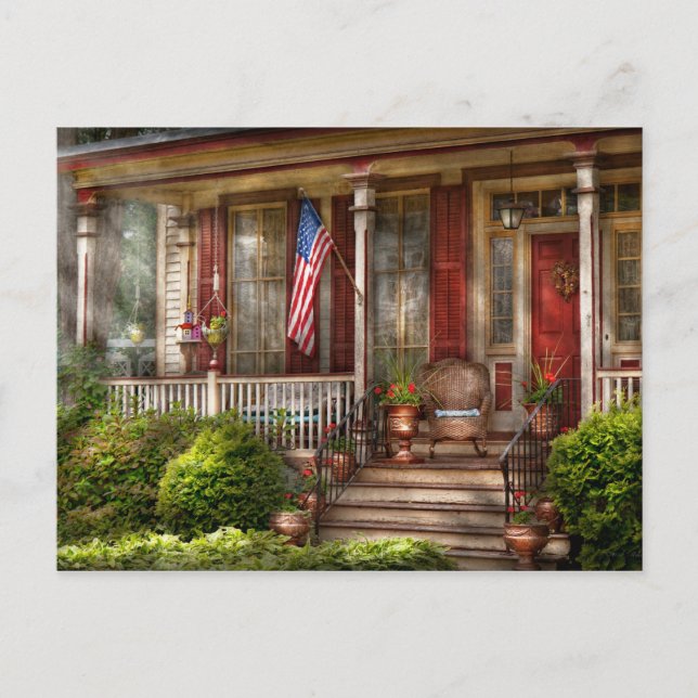 Carte Postale Maison - Belvidere, NJ - Une maison américaine cla (Devant)
