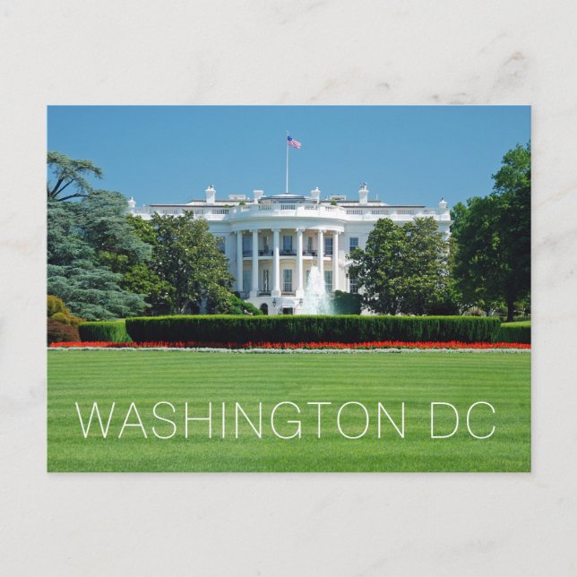 Carte Postale Maison Blanche de Washington (Devant)
