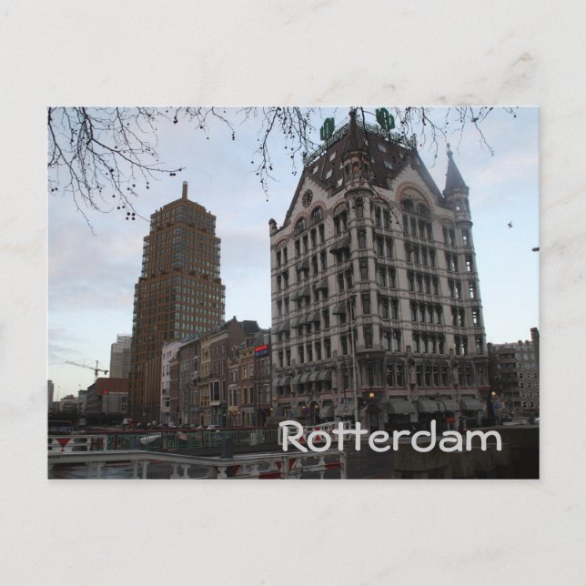 Carte Postale Maison Blanche, Rotterdam (Devant)