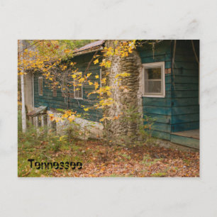 Carte Postale Maison bleue dans le Tennessee