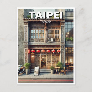 Carte Postale Maison commerciale de Taipei Taïwan
