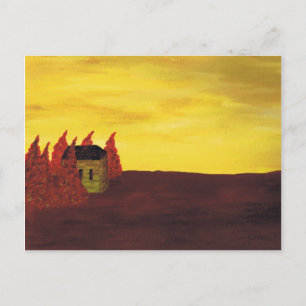 Carte Postale maison dans les arbres