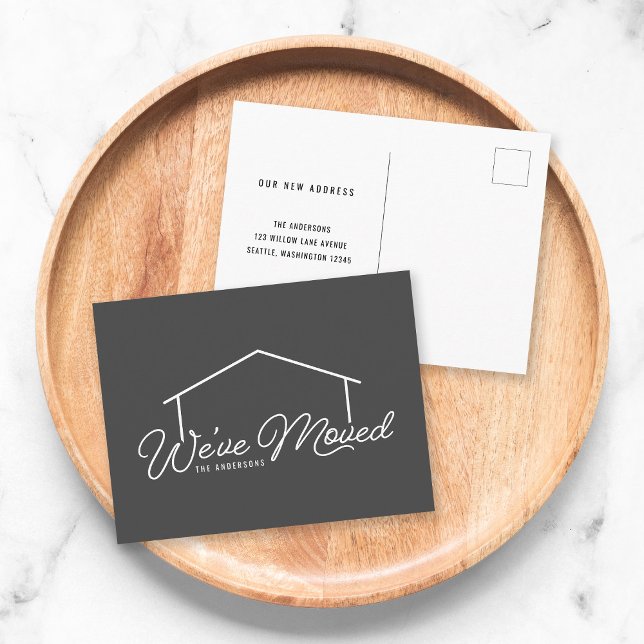 Carte Postale Maison de couleur Arrière - plan modifiable Nous a (Créateur téléchargé)