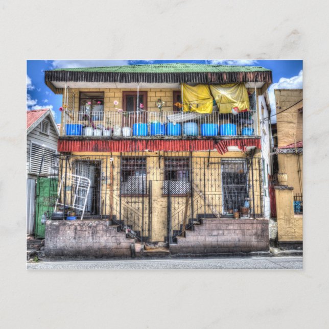 Carte Postale Maison de la Barbade (Devant)