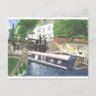 Carte Postale Maison de l'écluse du canal de Beeston Nottingham