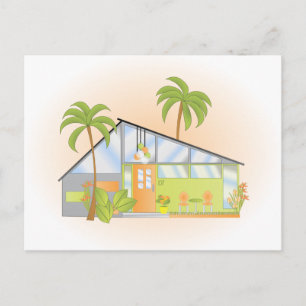 Carte Postale Maison de rêve tropicale