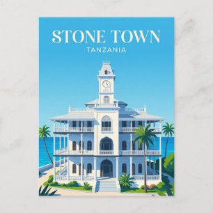 Carte Postale Maison des Merveilles de Zanzibar Tanzanie