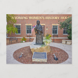 Carte Postale Maison d'histoire des femmes du Wyoming, Laramie, 