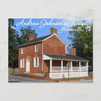 Carte Postale Maison du président Andrew Johnson - Greeneville, 