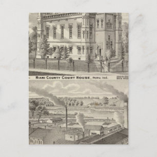 Carte Postale Maison du tribunal du comté de Miami