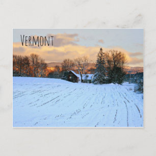 Carte Postale maison du vermont