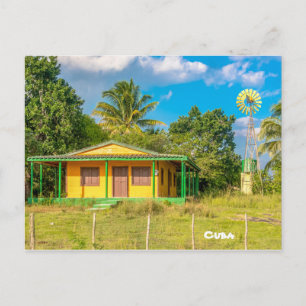 Carte Postale Maison d'un paysan cubain, Cuba