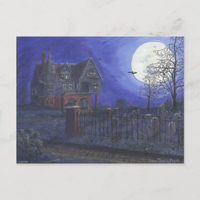 Carte postale Maison hantée (Devant)