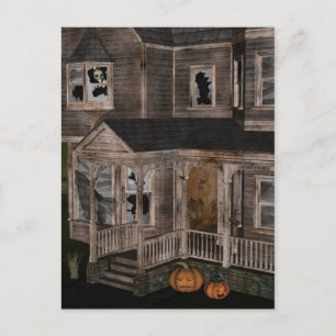 Carte postale Maison hantée