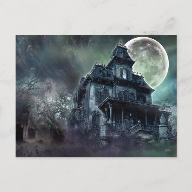 Carte Postale Maison haunted (Devant)
