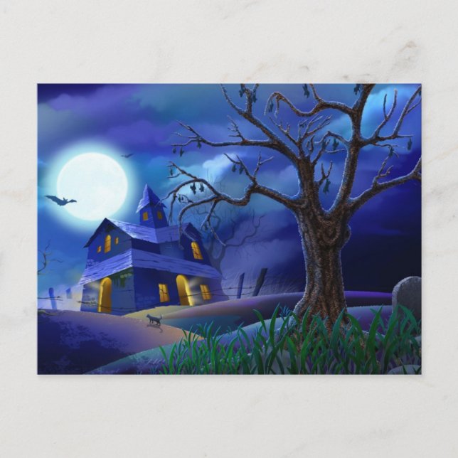 Carte Postale Maison haunted (Devant)