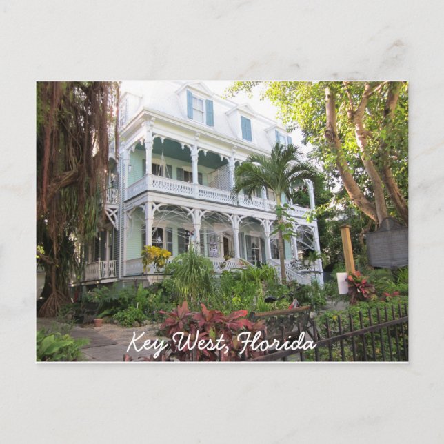 Carte Postale Maison Key West Florida (Devant)