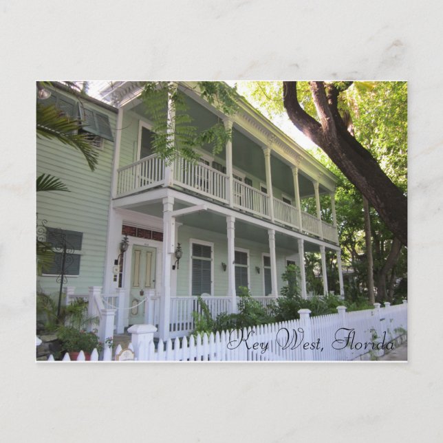 Carte Postale Maison Key West Florida (Devant)