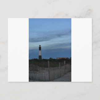 Carte Postale Maison légère de l'île de Tybee Savannah, GA