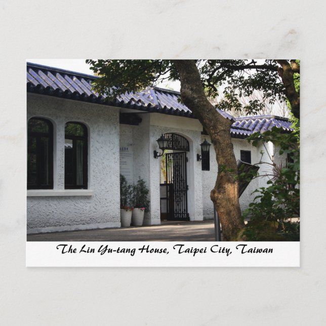 Carte Postale Maison Lin Yu-tang, Taipei City, Taiwan (Devant)