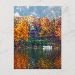 Carte Postale Maison sur le lac
