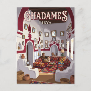 Carte Postale Maison traditionnelle de Ghadamès Libye