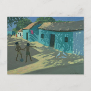 Carte Postale Maison verte Inde