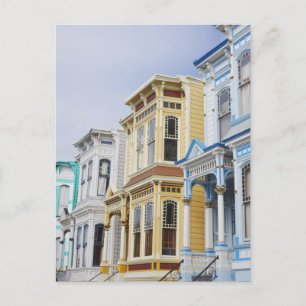Carte Postale maison victorienne colorée dans Mission District